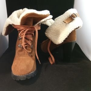 Hot style platform high heel boot belt buckle to tie Martin boots  UK 38 / US 7